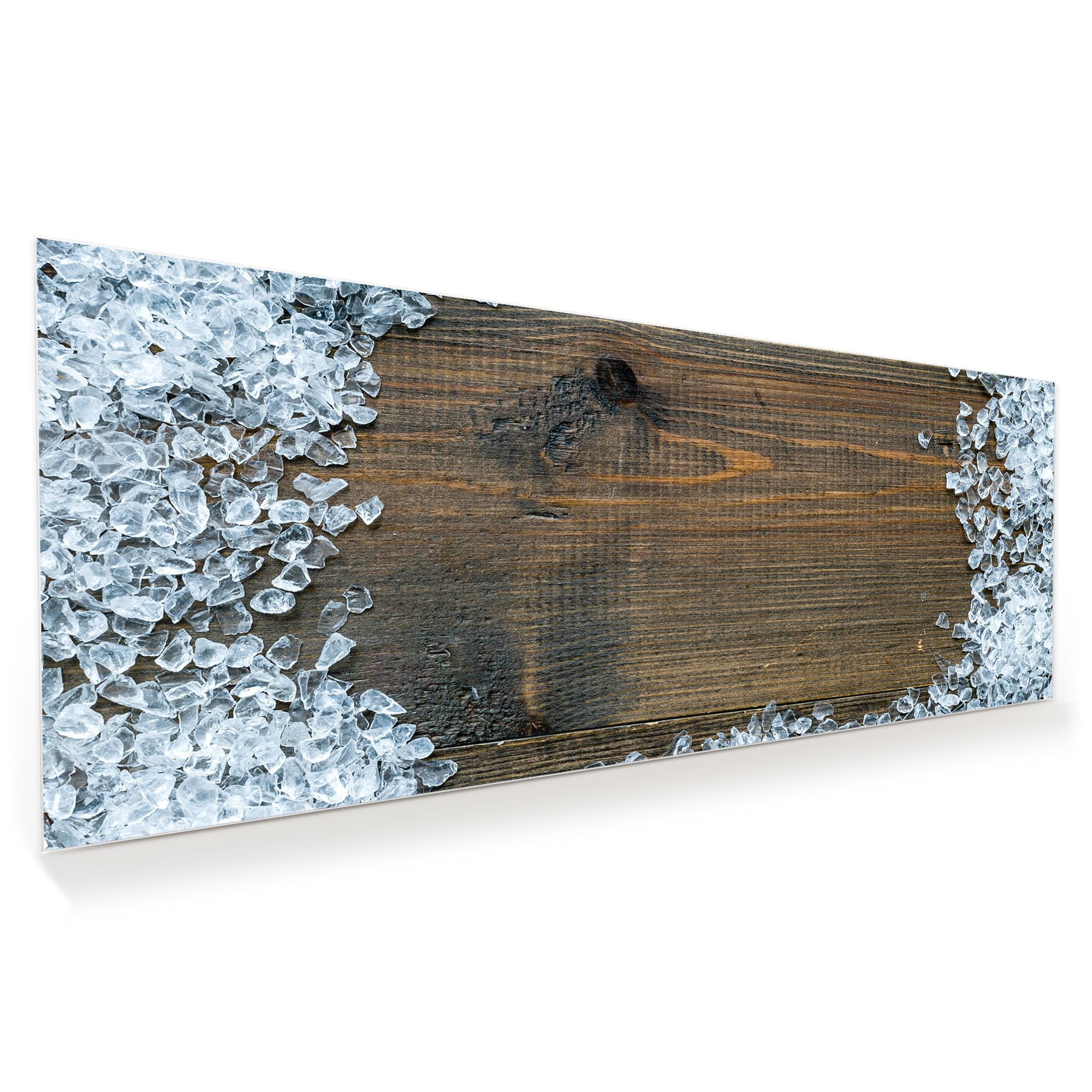 Wandbild - Gebrochene Eiswürfel