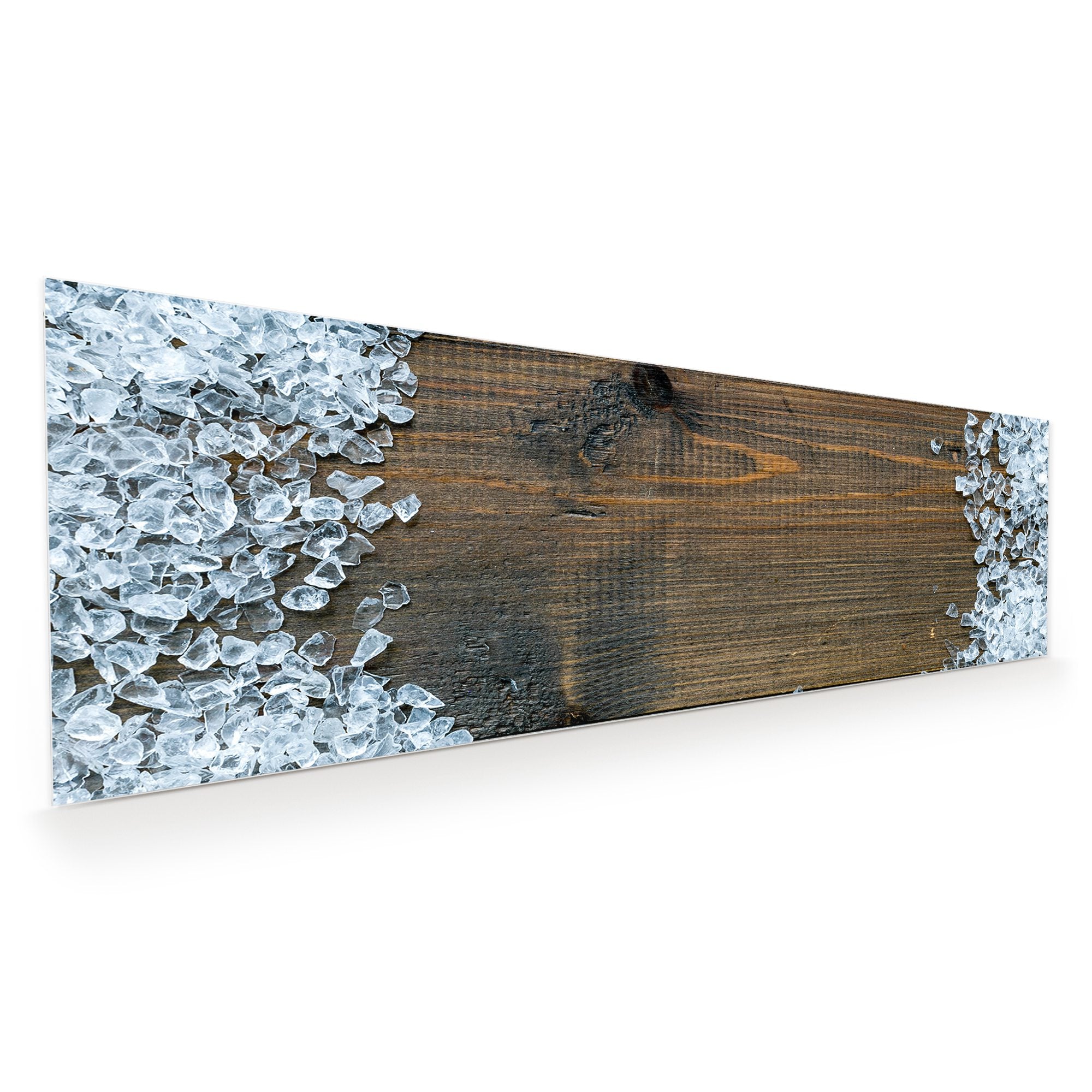 Wandbild - Gebrochene Eiswürfel
