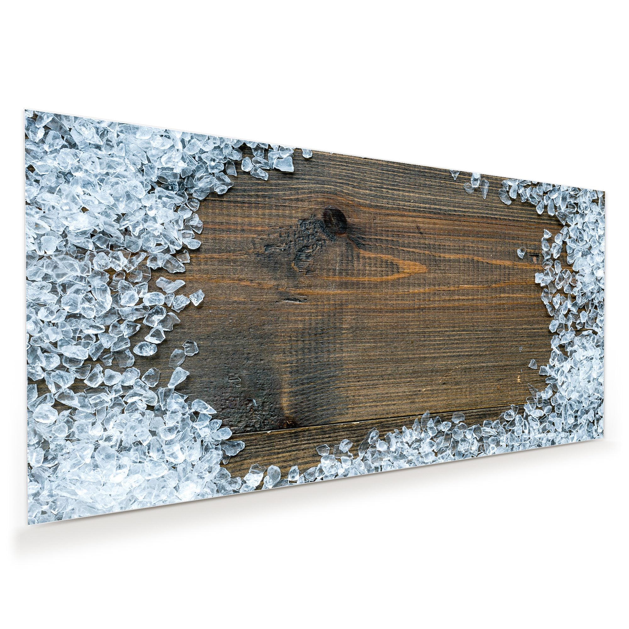 Wandbild - Gebrochene Eiswürfel