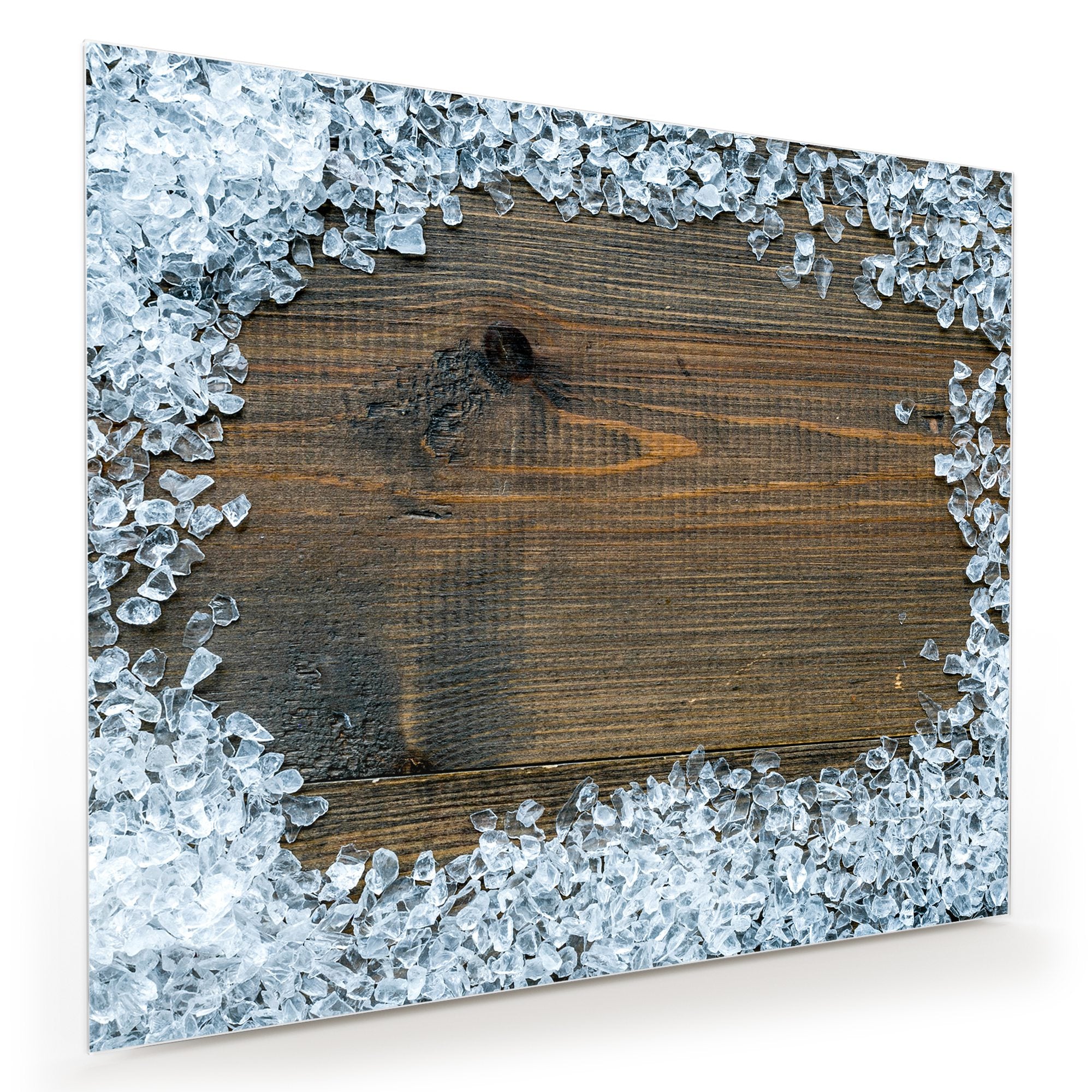 Wandbild - Gebrochene Eiswürfel