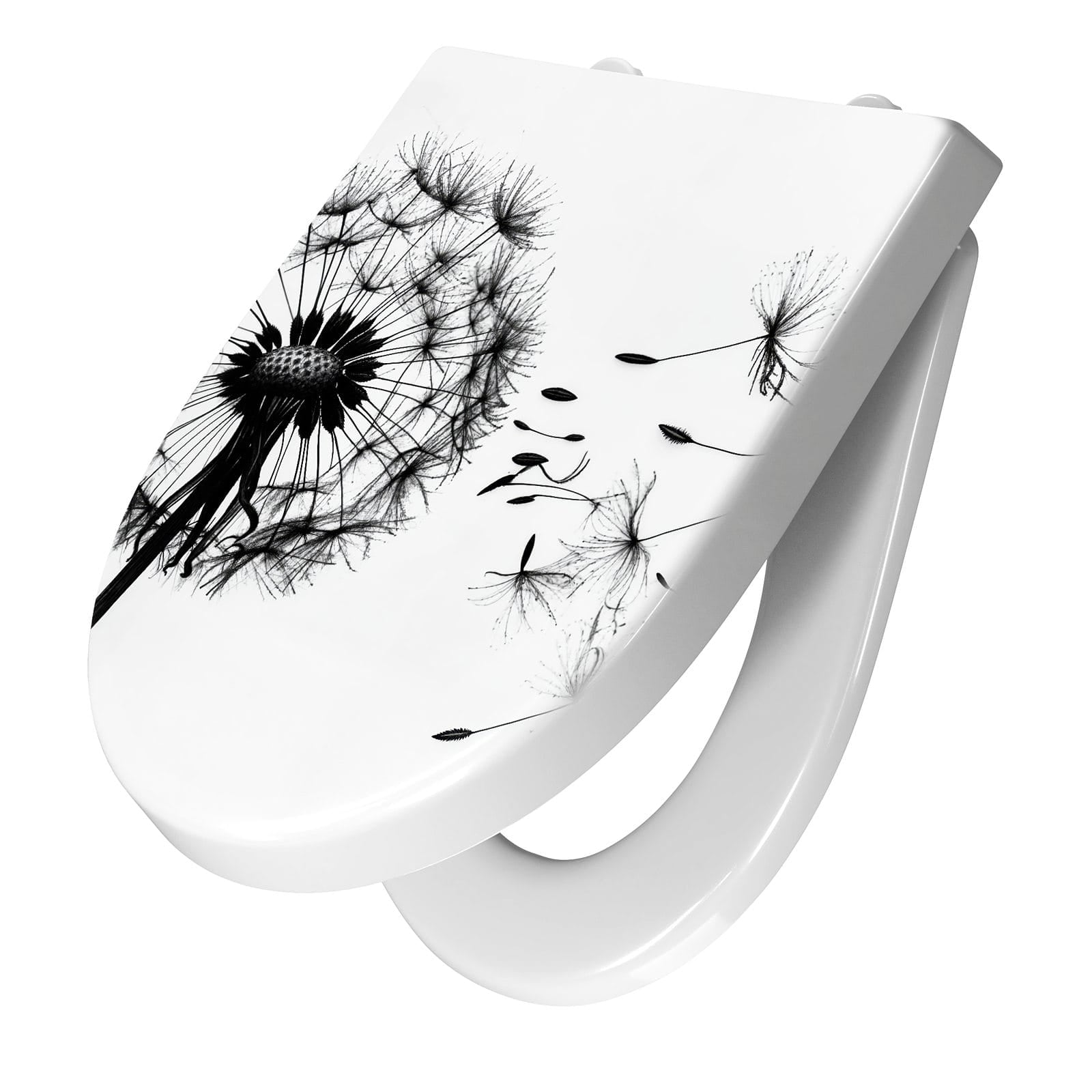 WC-Sitz mit Absenkautomatik Pusteblume