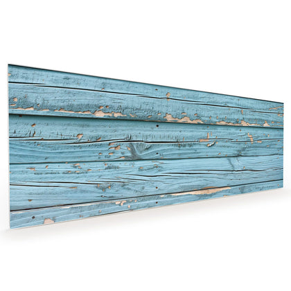 Küchenrückwand mit dem Motiv Abblätterndes Hellblau