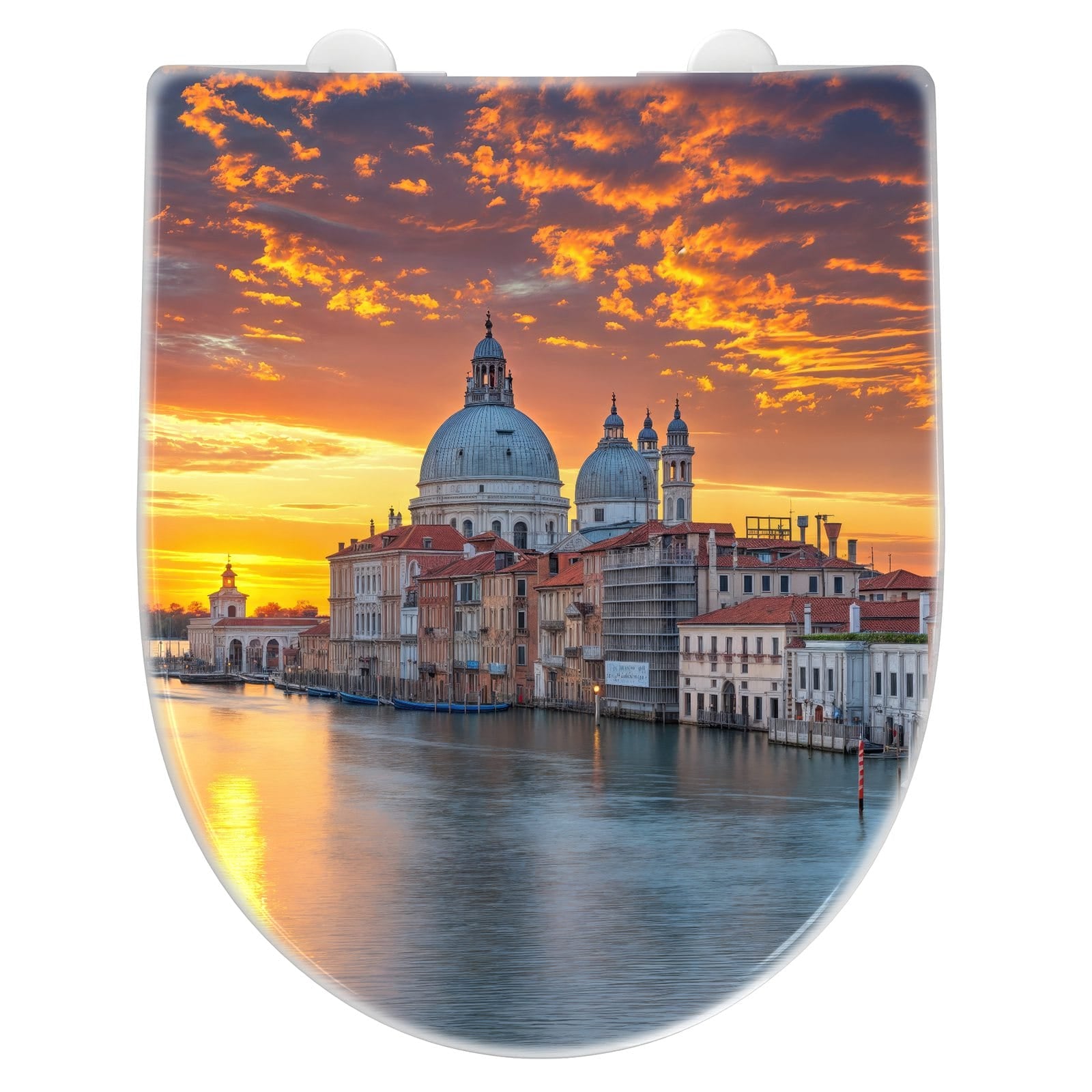 WC-Sitz mit Absenkautomatik Venedig bei Sonnenuntergang