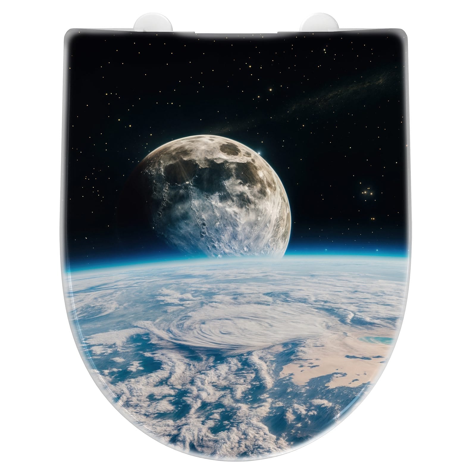 WC-Sitz mit Absenkautomatik Mondüberblick