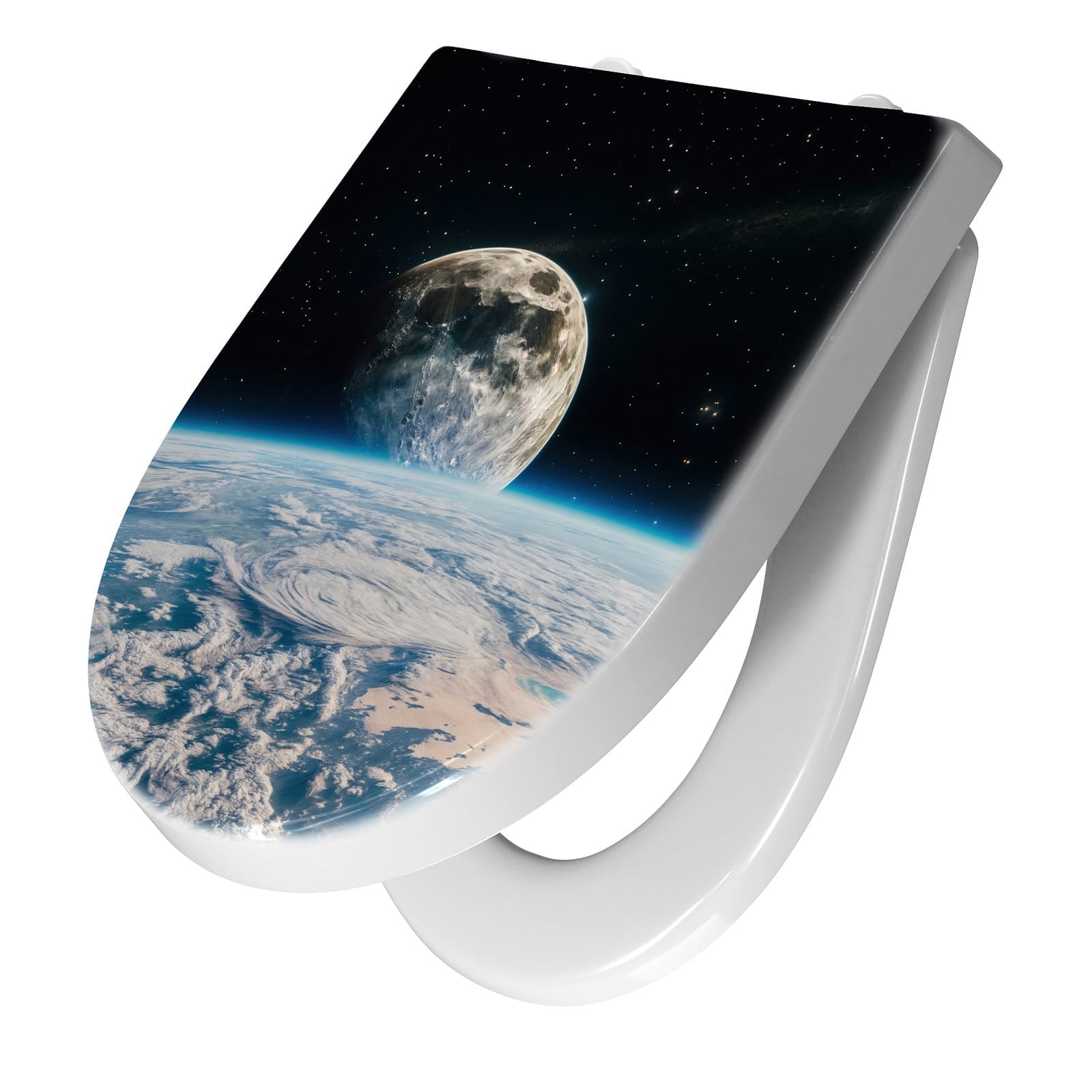 WC-Sitz mit Absenkautomatik Mondüberblick