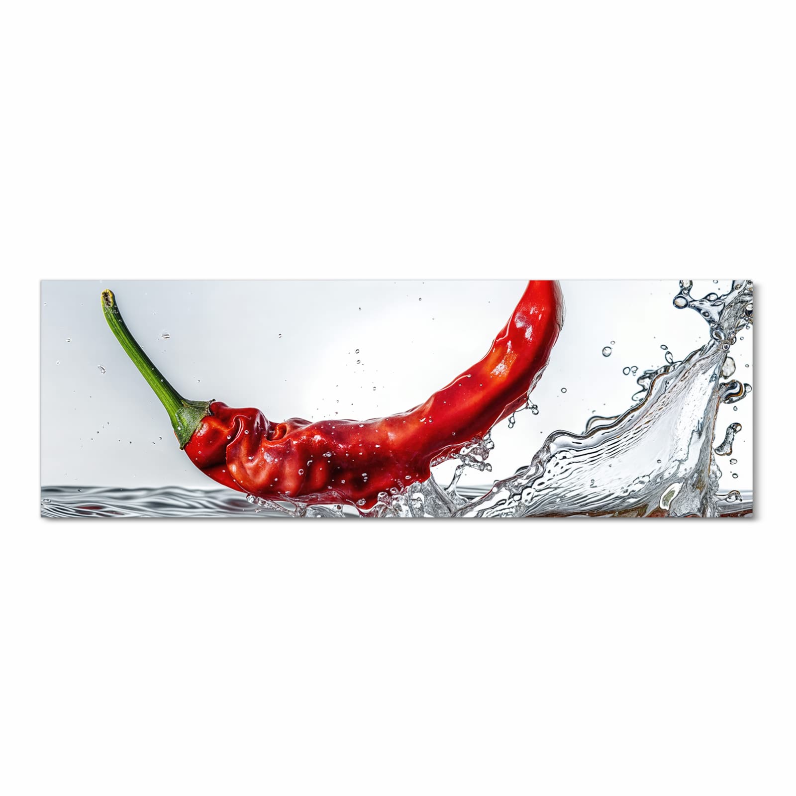 UV-beständiger Teppich für die Küche mit Motiv Chiliim Wasser in Frontansicht