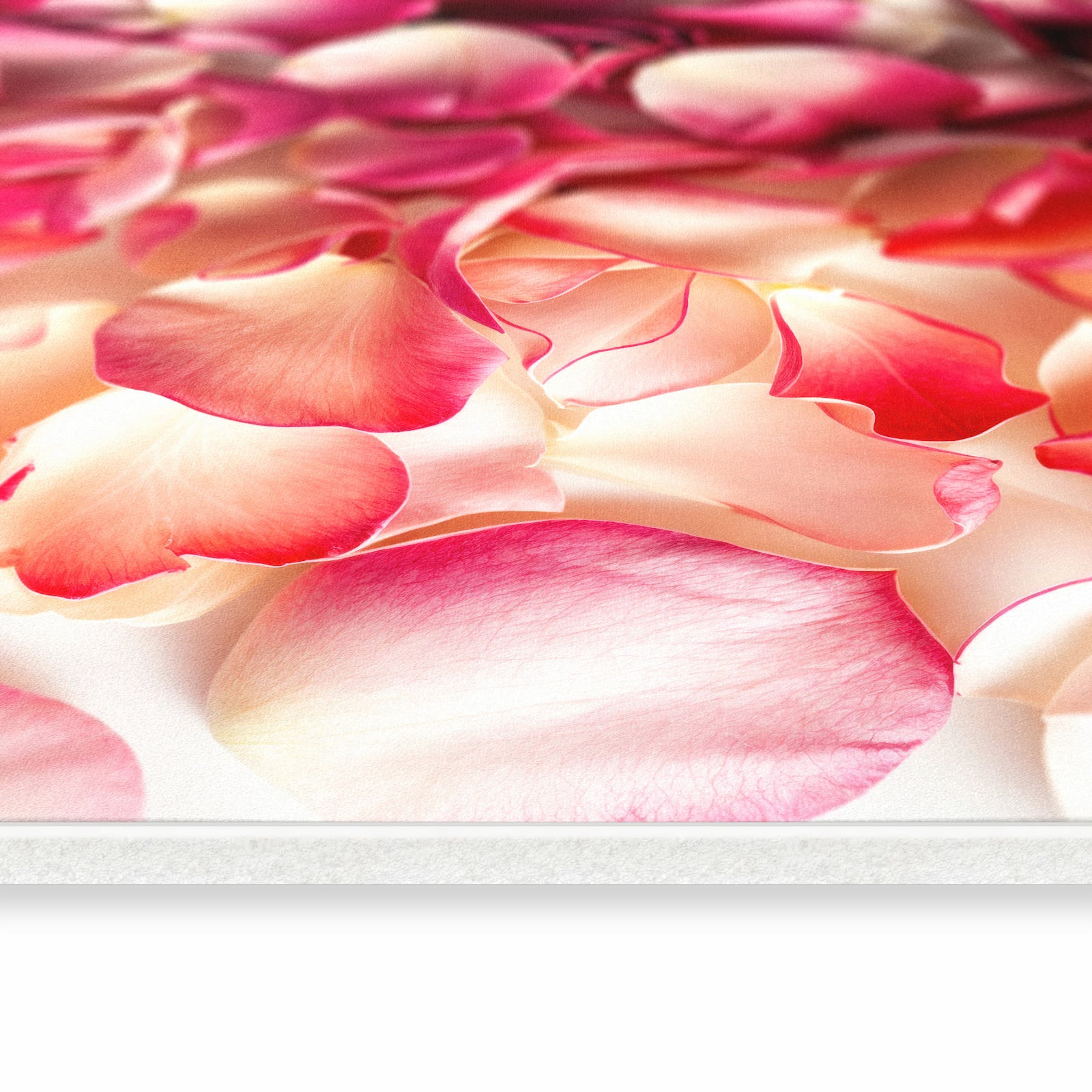 Waschbarer Küchenläufer mit Motiv Rosenblätterbuntes Spiel in seitlicher Ansicht für sichere Aufbewahrung