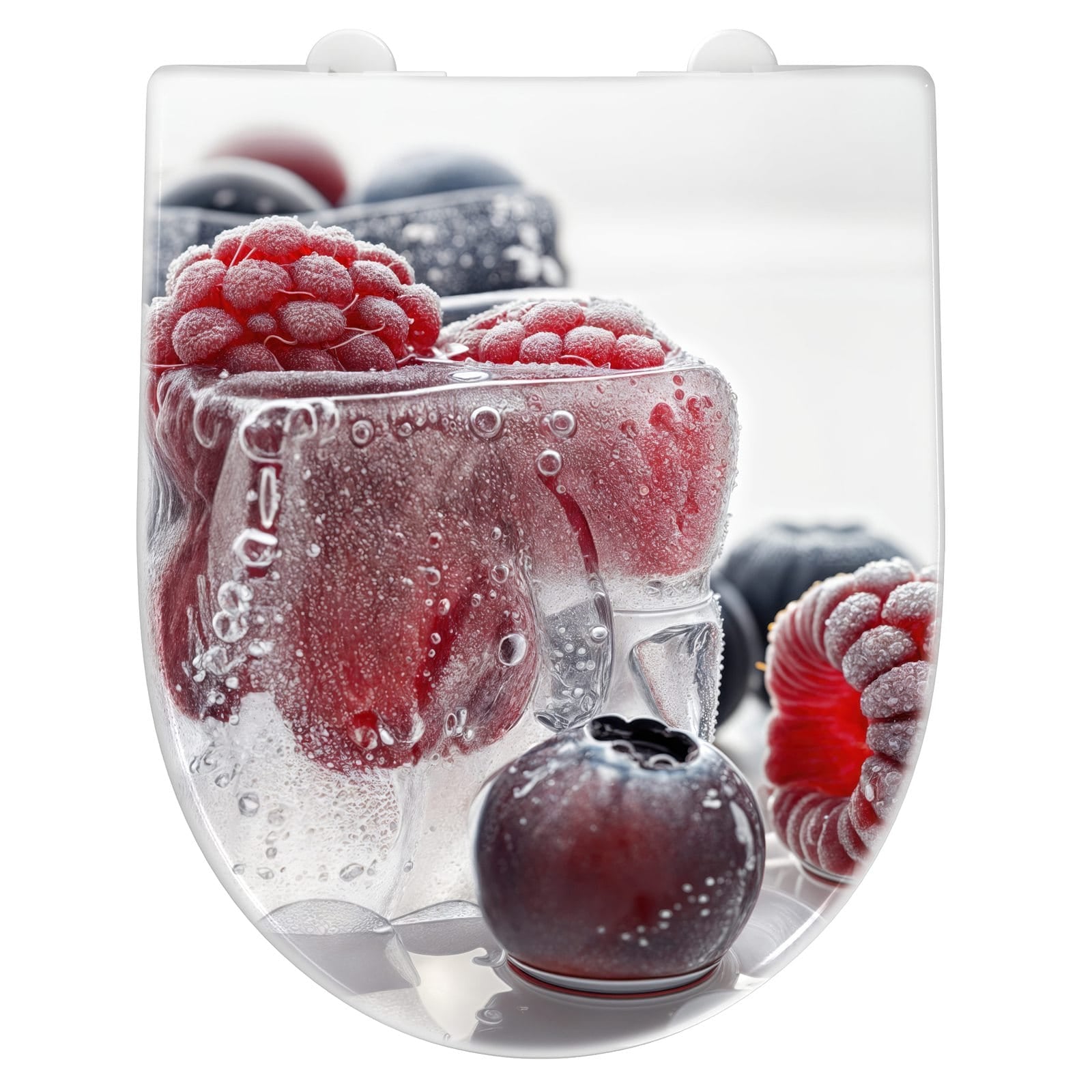 WC-Sitz mit Absenkautomatik Gefrorene Beeren