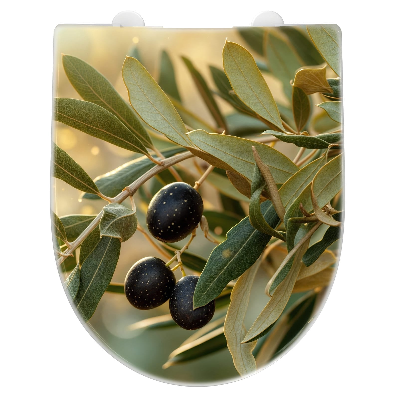 WC-Sitz mit Absenkautomatik Olivenzweig