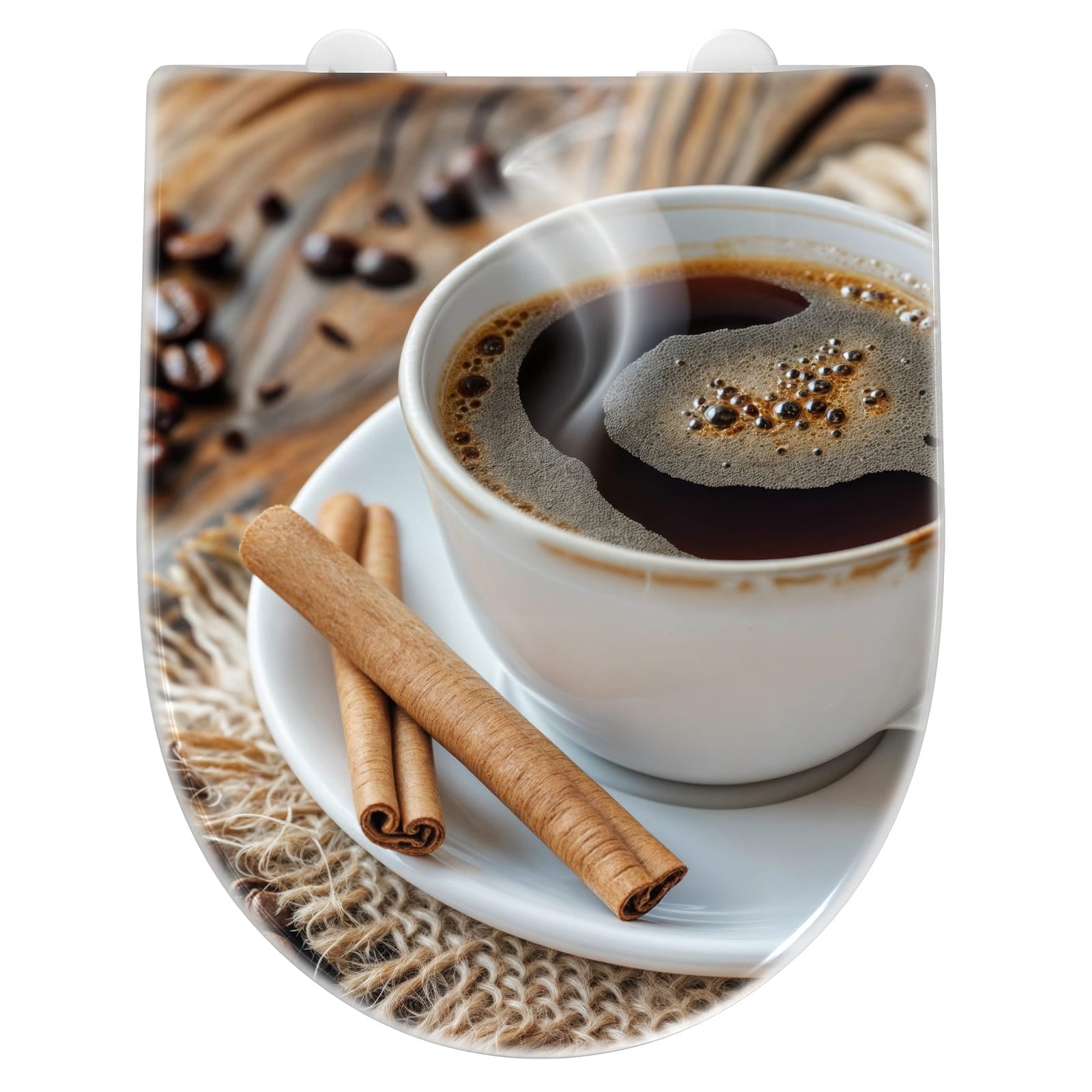 WC-Sitz mit Absenkautomatik Kaffee Zimt