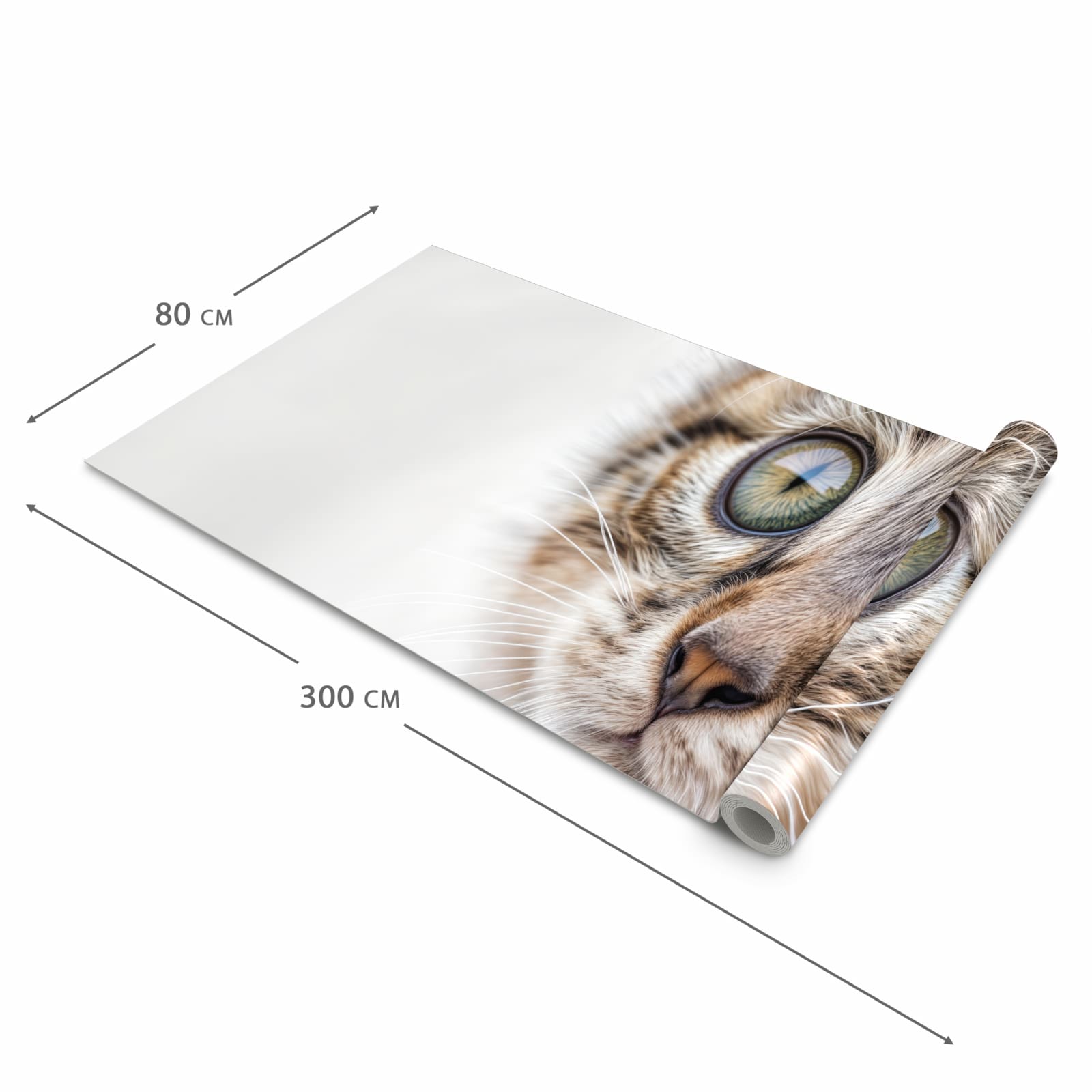 Teppichläufer Küche mit Motiv Katzenjunges trittin in der Grösse 60x150 cm - angenehme Haptik