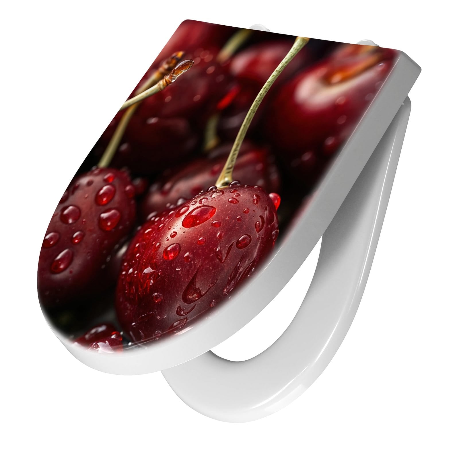 WC-Sitz mit Absenkautomatik Reife Kirschen