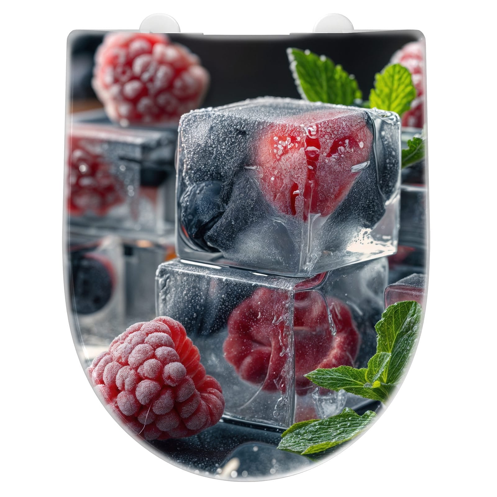 WC-Sitz mit Absenkautomatik Beeren von Gefrorene