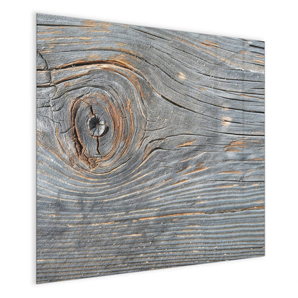Magnettafel mit dem Motiv Astloch im Altholz