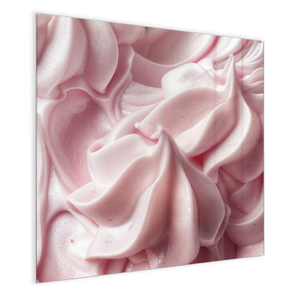Magnettafel mit dem Motiv Rosa Cremewellen