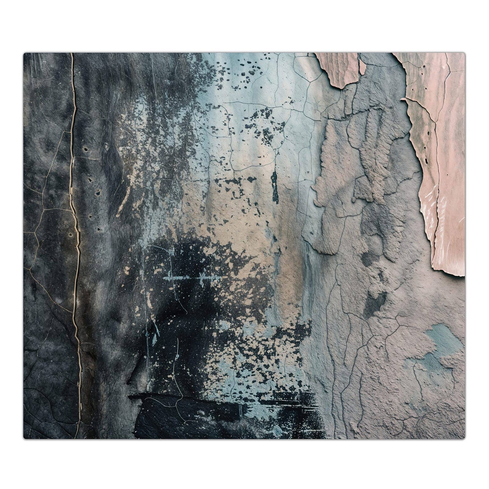 1-teilige Herdabdeckplatten aus Glas mit Abstrakte Textur-Motiv in der Frontansicht #grösse_1-Teilig (60x52cm)