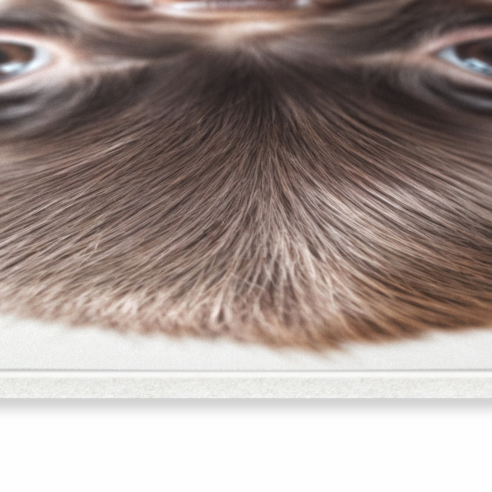 Waschbarer Küchenläufer mit Motiv Niedlicher Welpenblick in seitlicher Ansicht spart Zeit