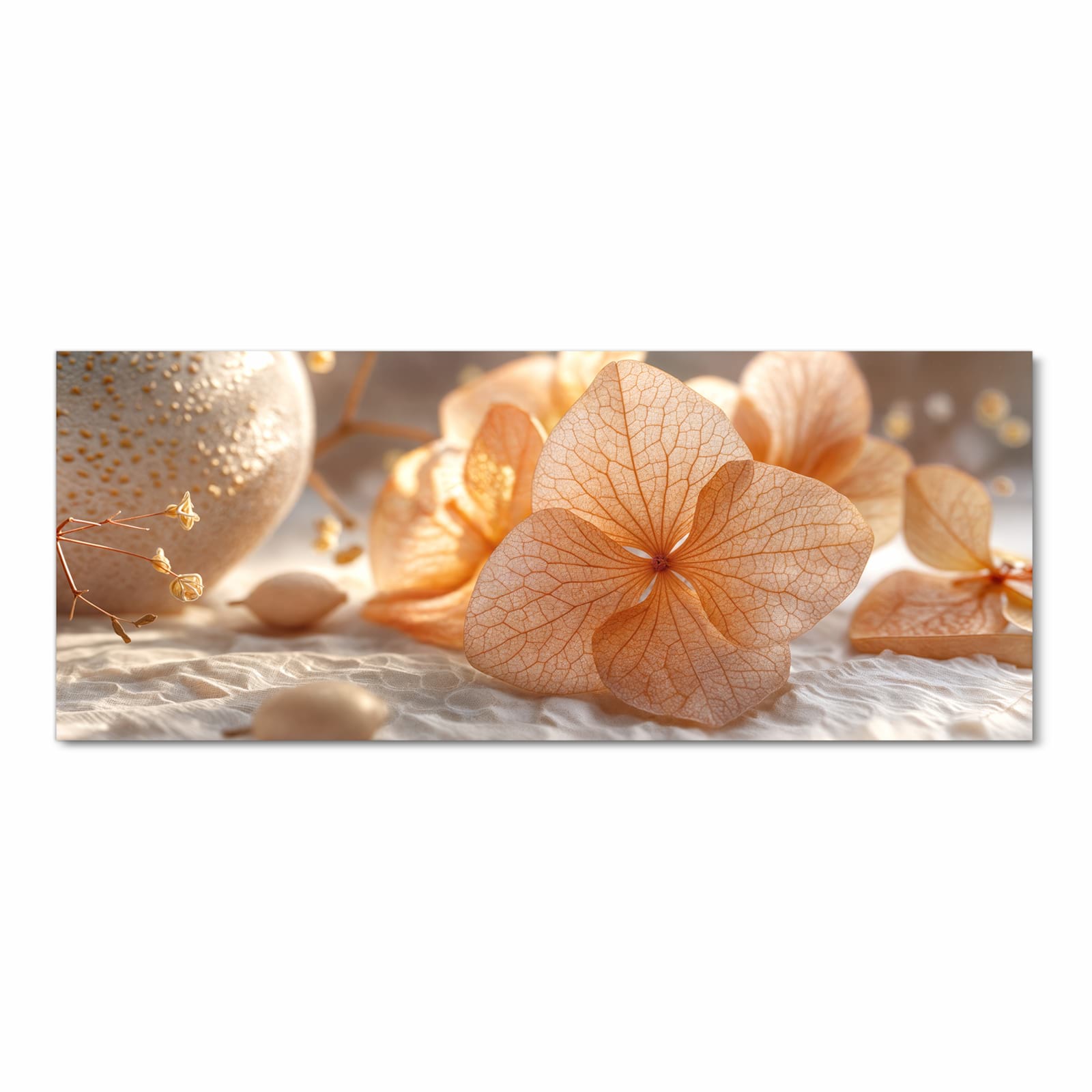 Küchenteppich waschbar mit Motiv Blumenarrangement in Frontansicht für mehr Trittkomfort