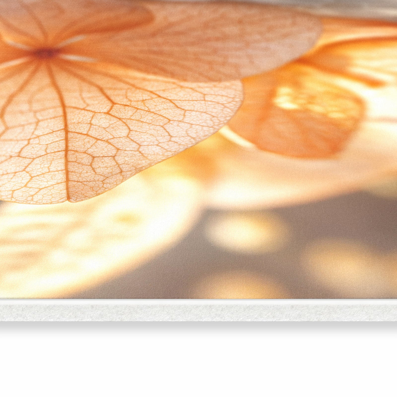 Formstabiler Küchenläufer mit Motiv Blumenarrangement in seitlicher Ansicht