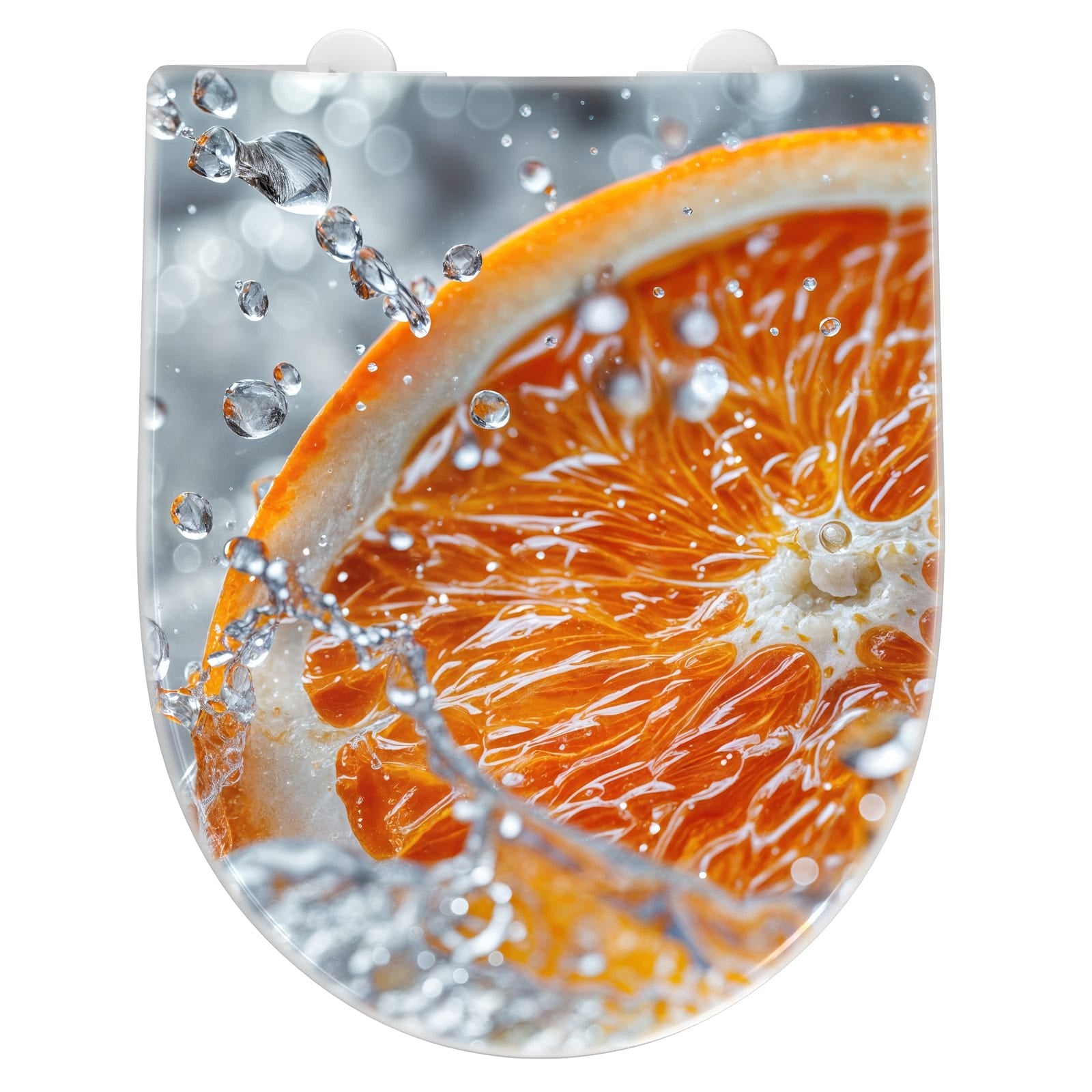 WC-Sitz mit Absenkautomatik Orangenscheibe Spritz