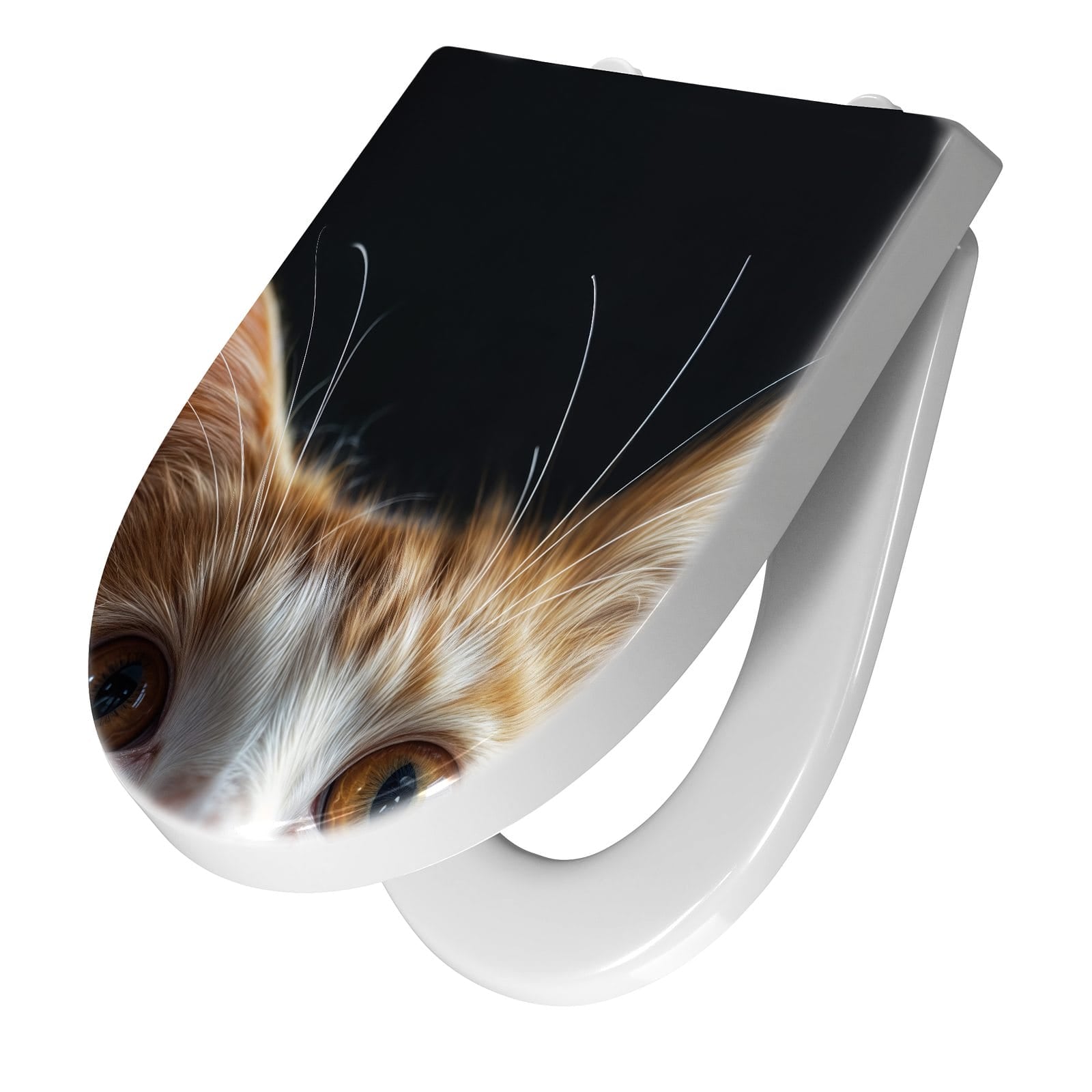 WC-Sitz mit Absenkautomatik Sanfte Katzenaugen