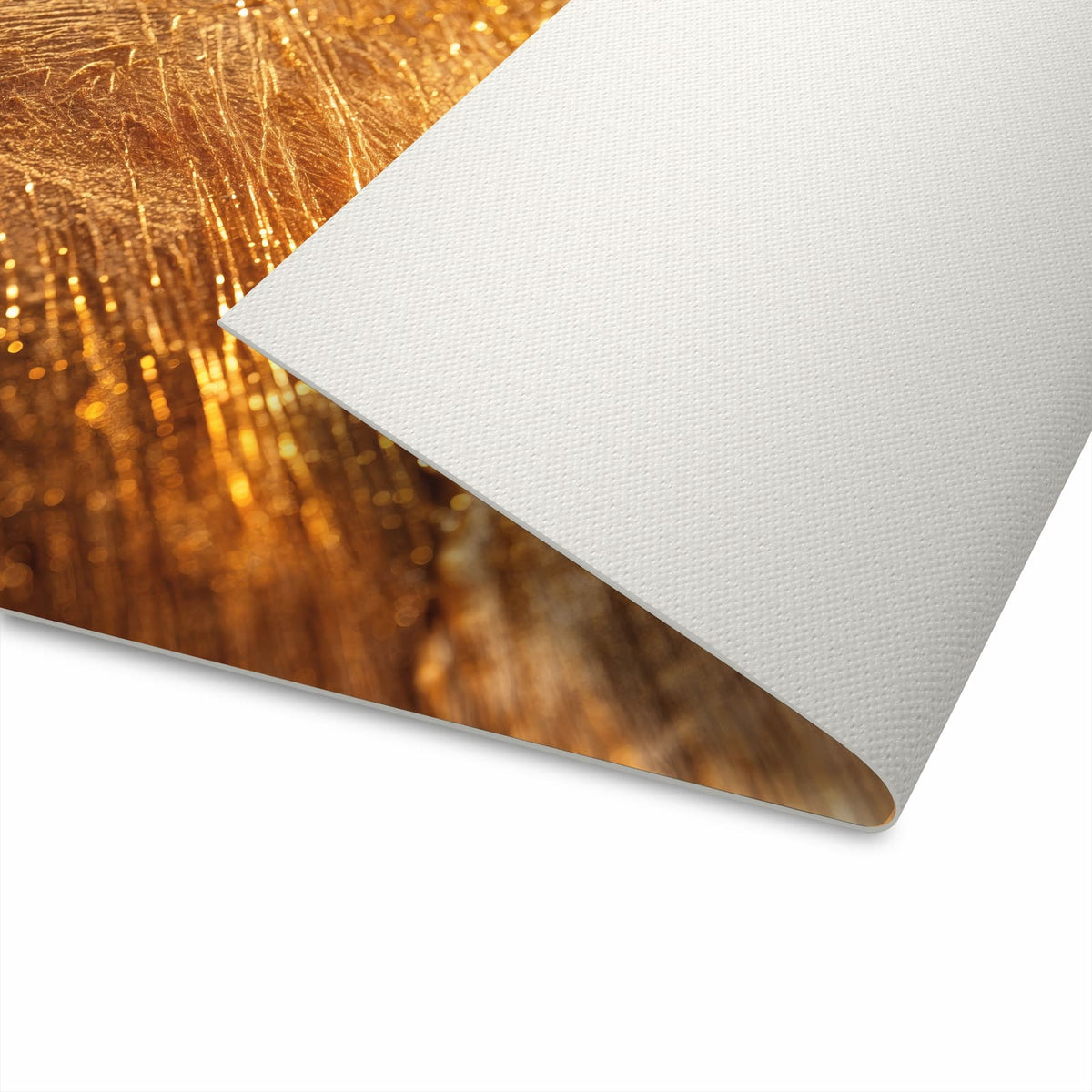 Pflegeleichter Teppich für die Küche mit Motiv Goldene Textur auf Unterseite