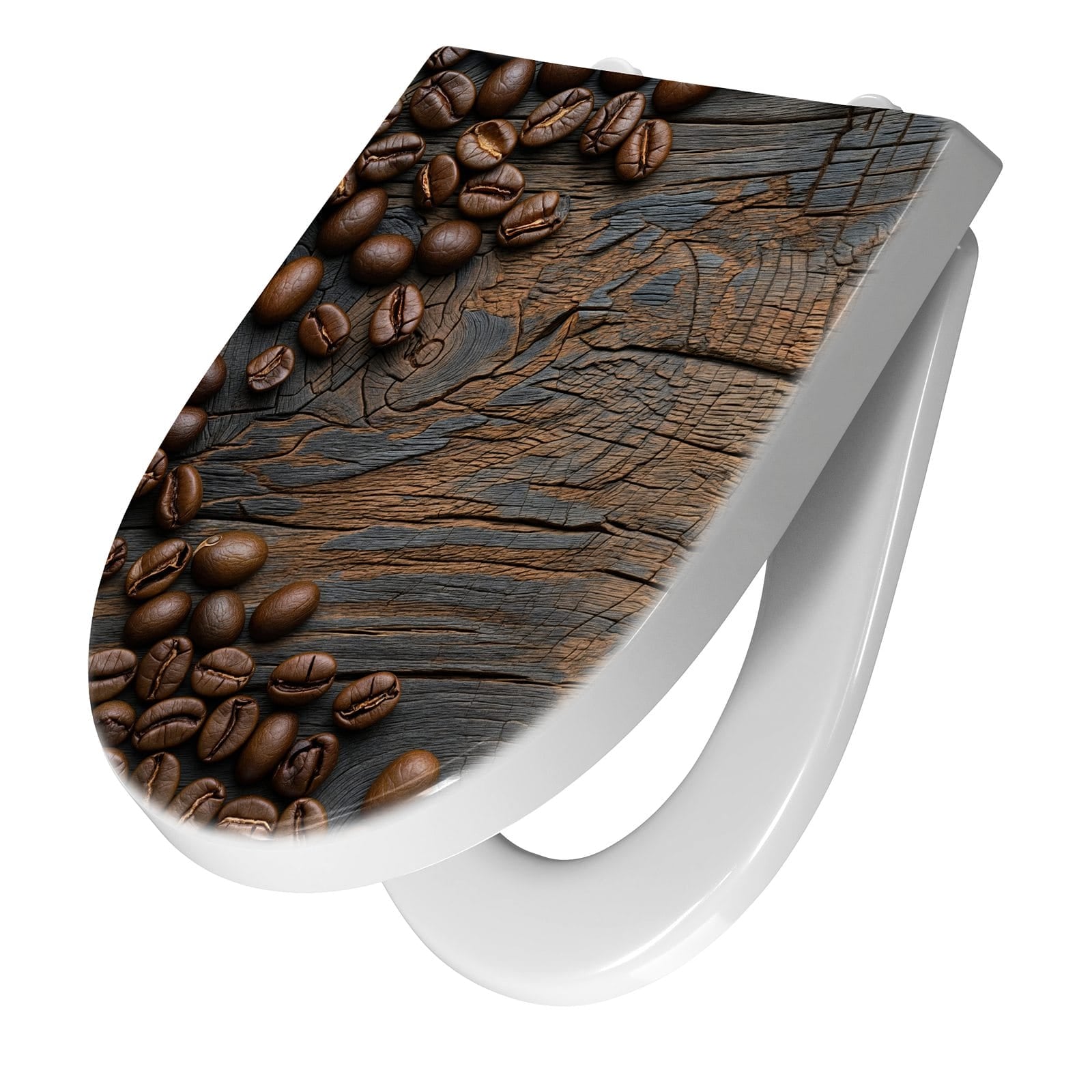 WC-Sitz mit Absenkautomatik Kaffeebohnenholz