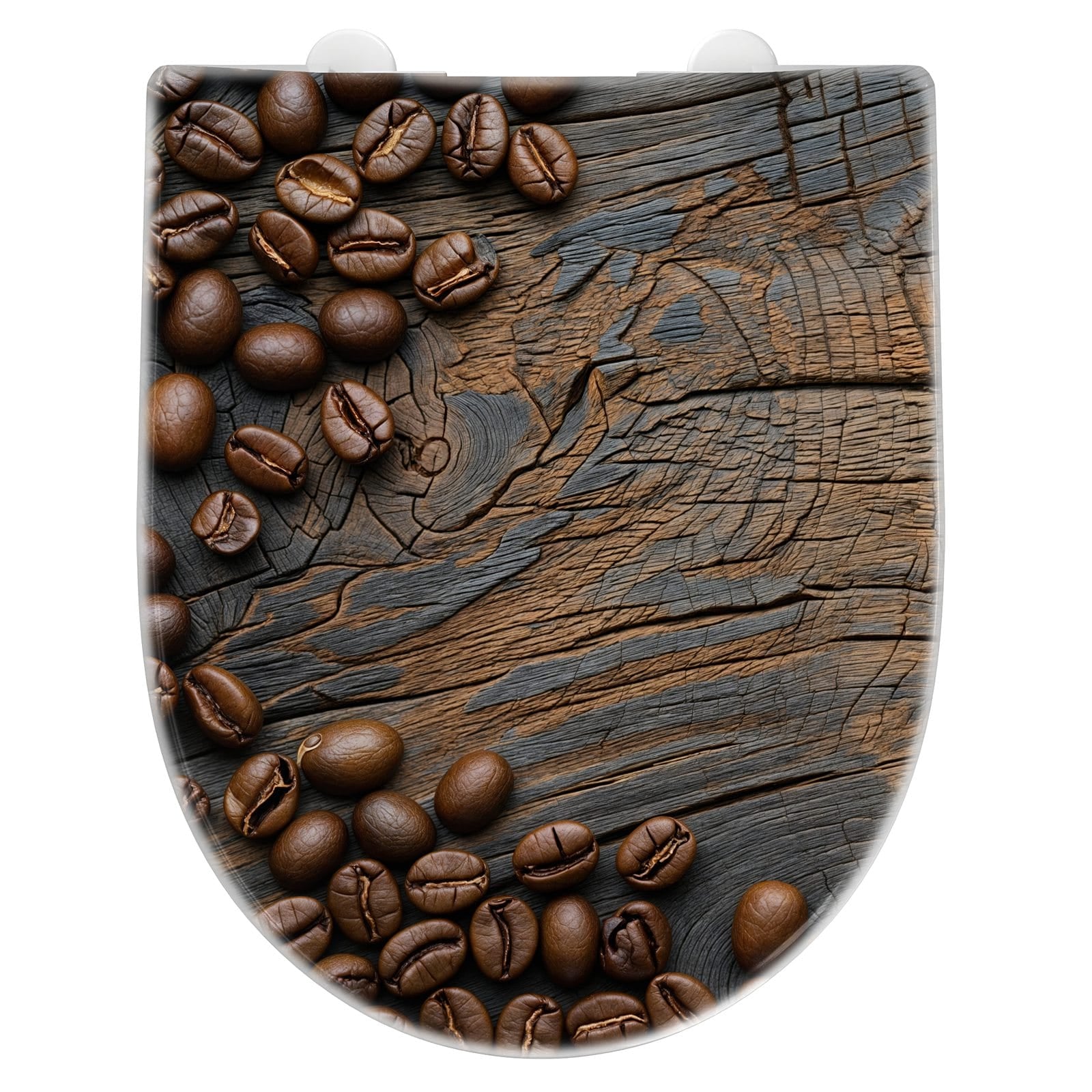 WC-Sitz mit Absenkautomatik Kaffeebohnenholz