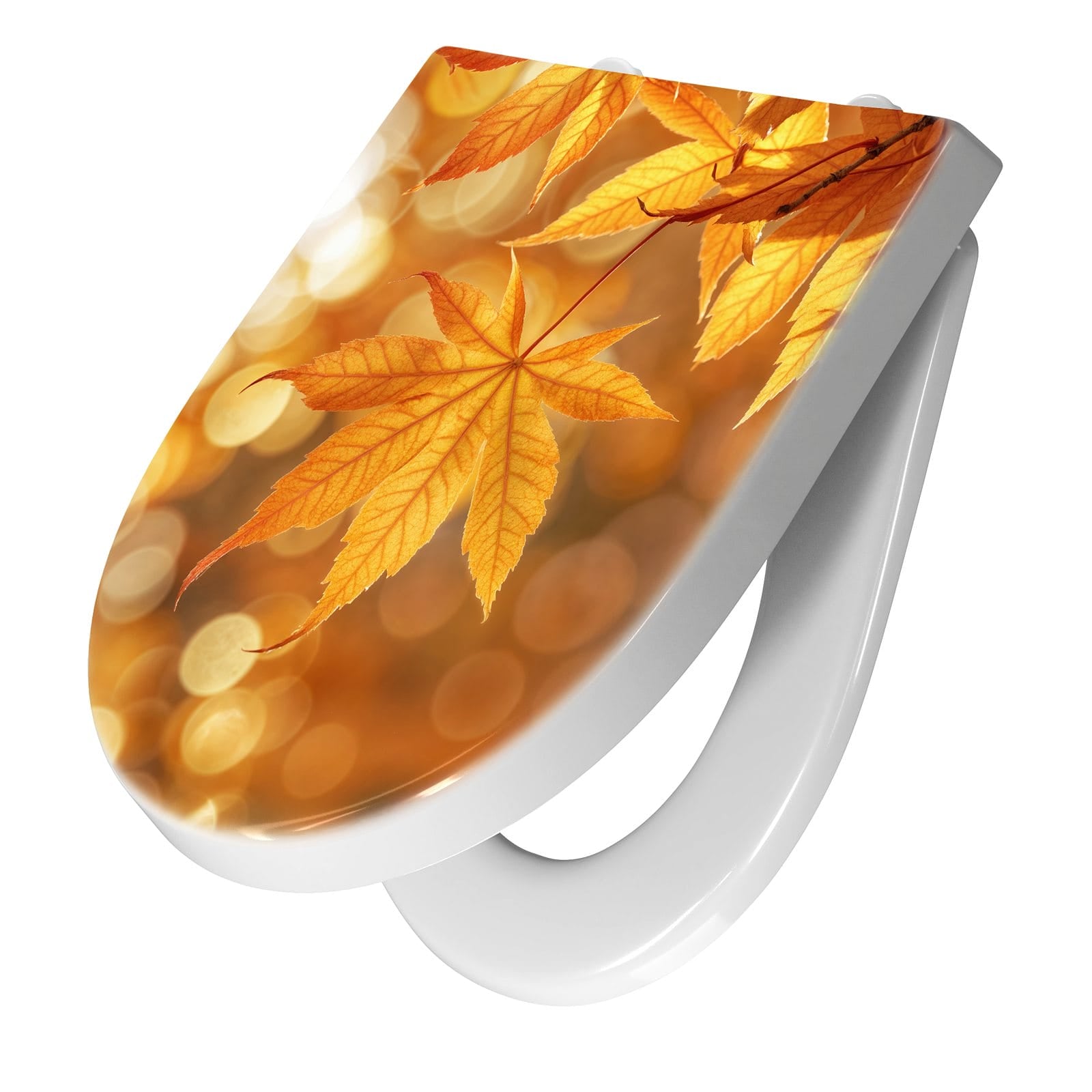 WC-Sitz mit Absenkautomatik Herbstlich Glitzernd