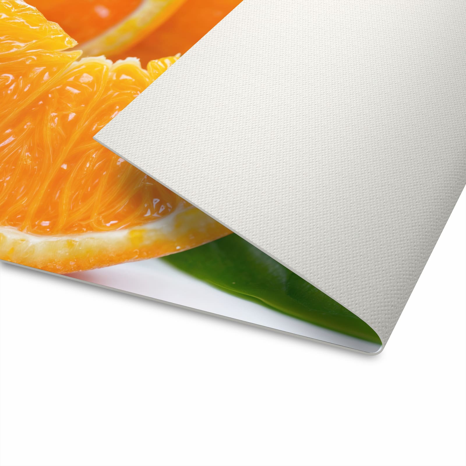 Schmutzabweisender Küchenteppich mit Motiv Orangenscheiben in der Unterseite