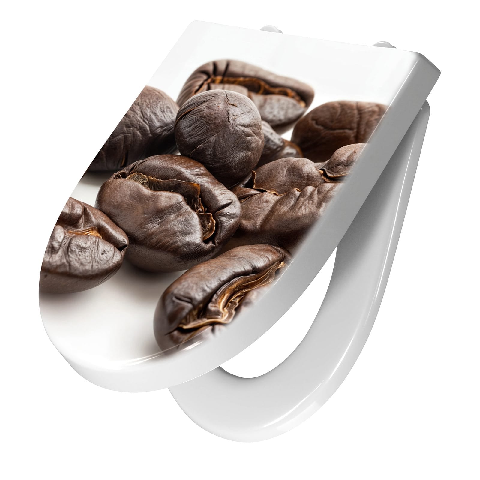 WC-Sitz mit Absenkautomatik Stille Kaffeebohnen