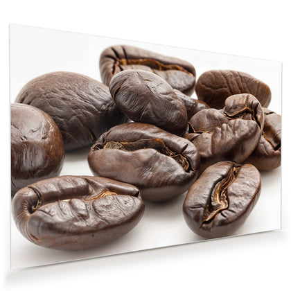 Wandbild mit dem Motiv Geröstete Kaffeebohnen