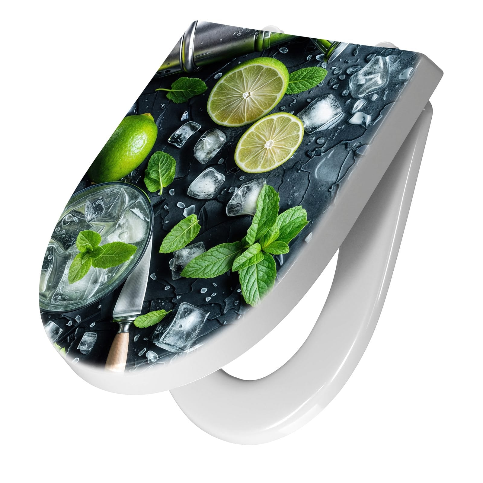 WC-Sitz mit Absenkautomatik Frische Limetten