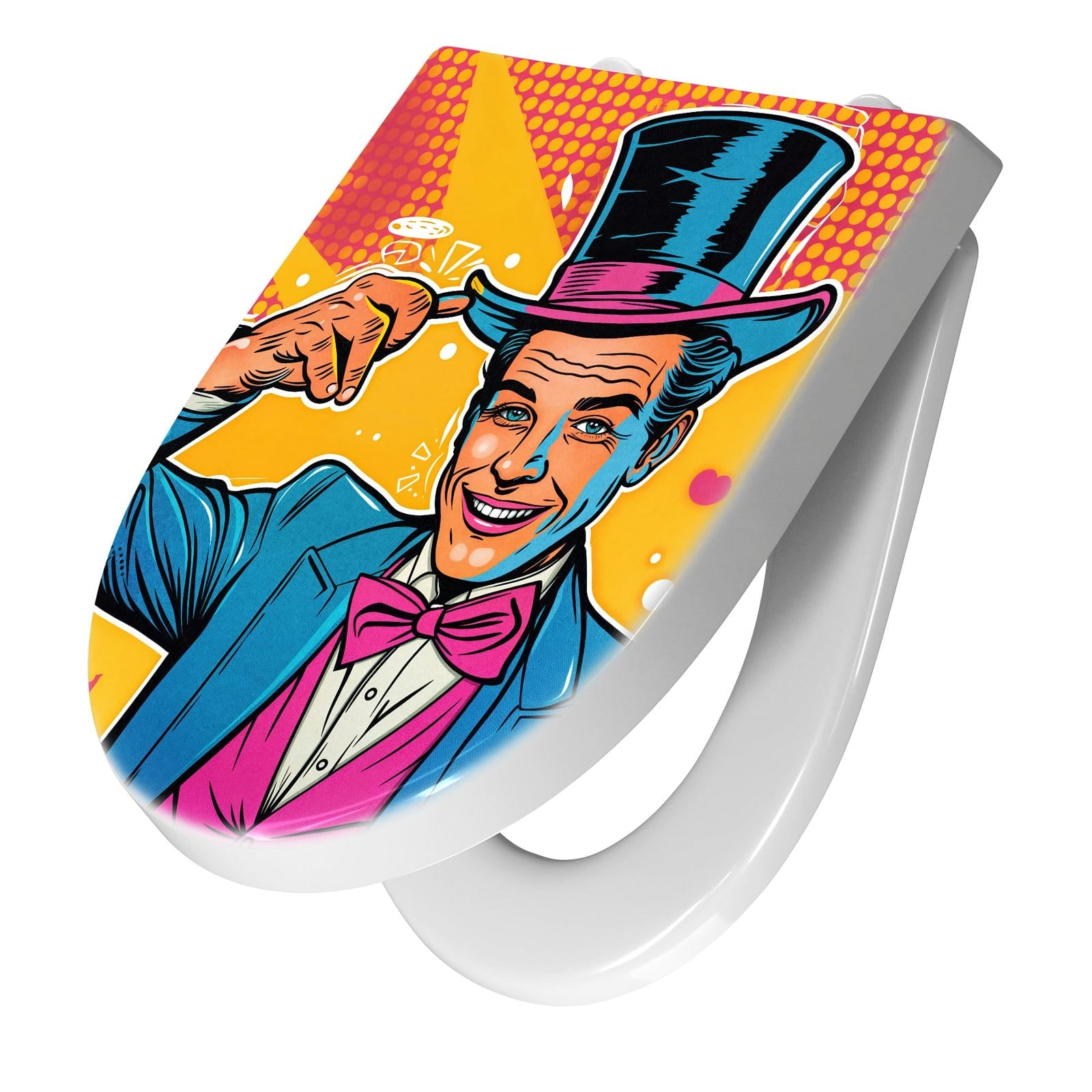 WC-Sitz mit Absenkautomatik Zauberer Mit Hase