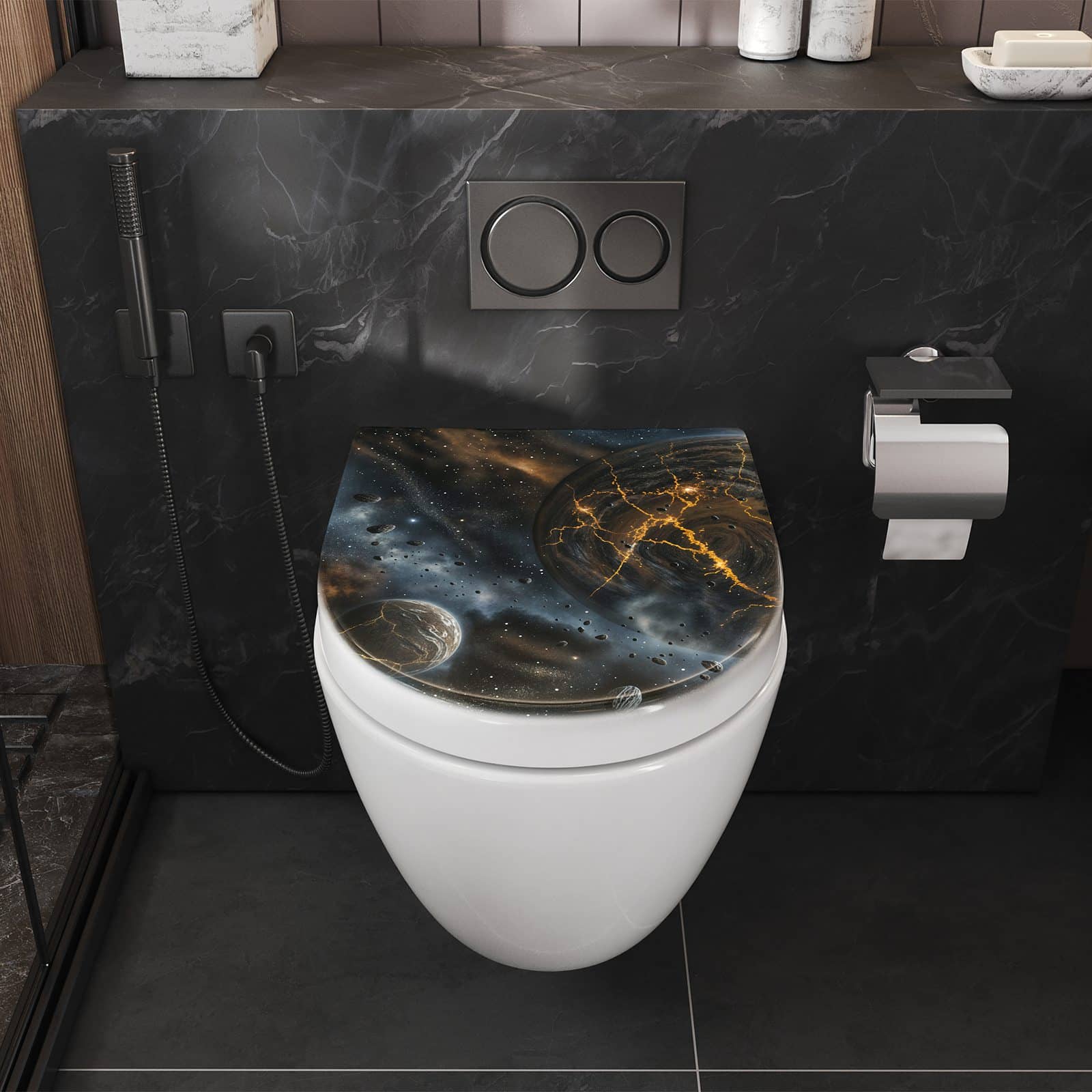 WC-Sitz mit Absenkautomatik Drei Welten