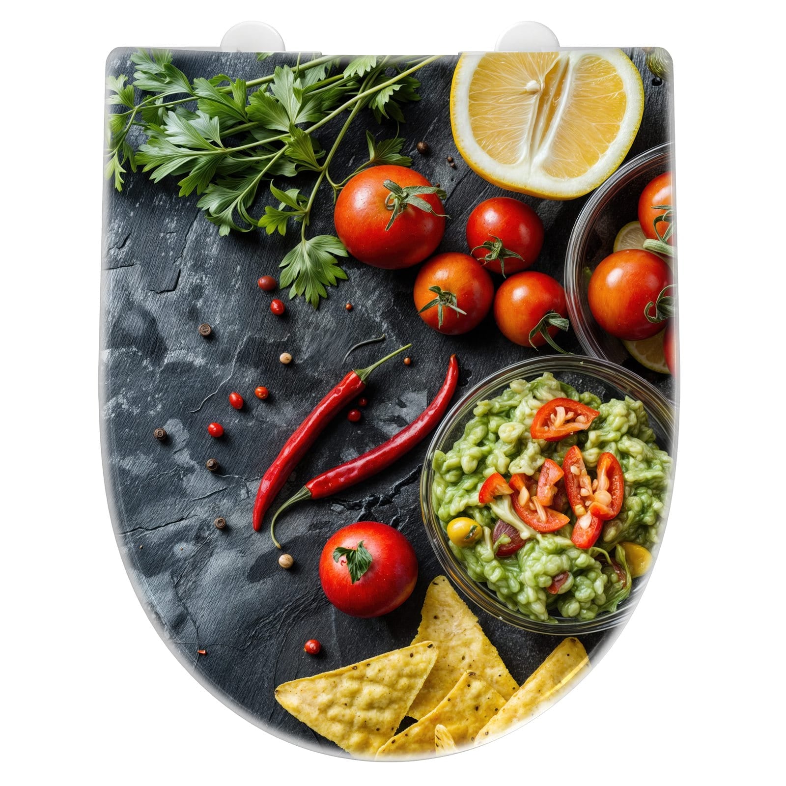 WC-Sitz mit Absenkautomatik Frisches Gemüse