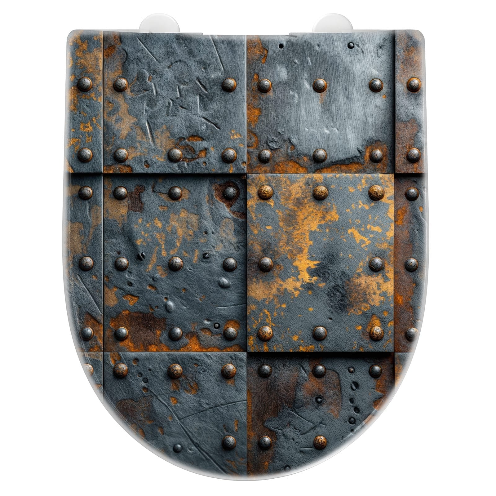 WC-Sitz mit Absenkautomatik Eisenplatten Vintage