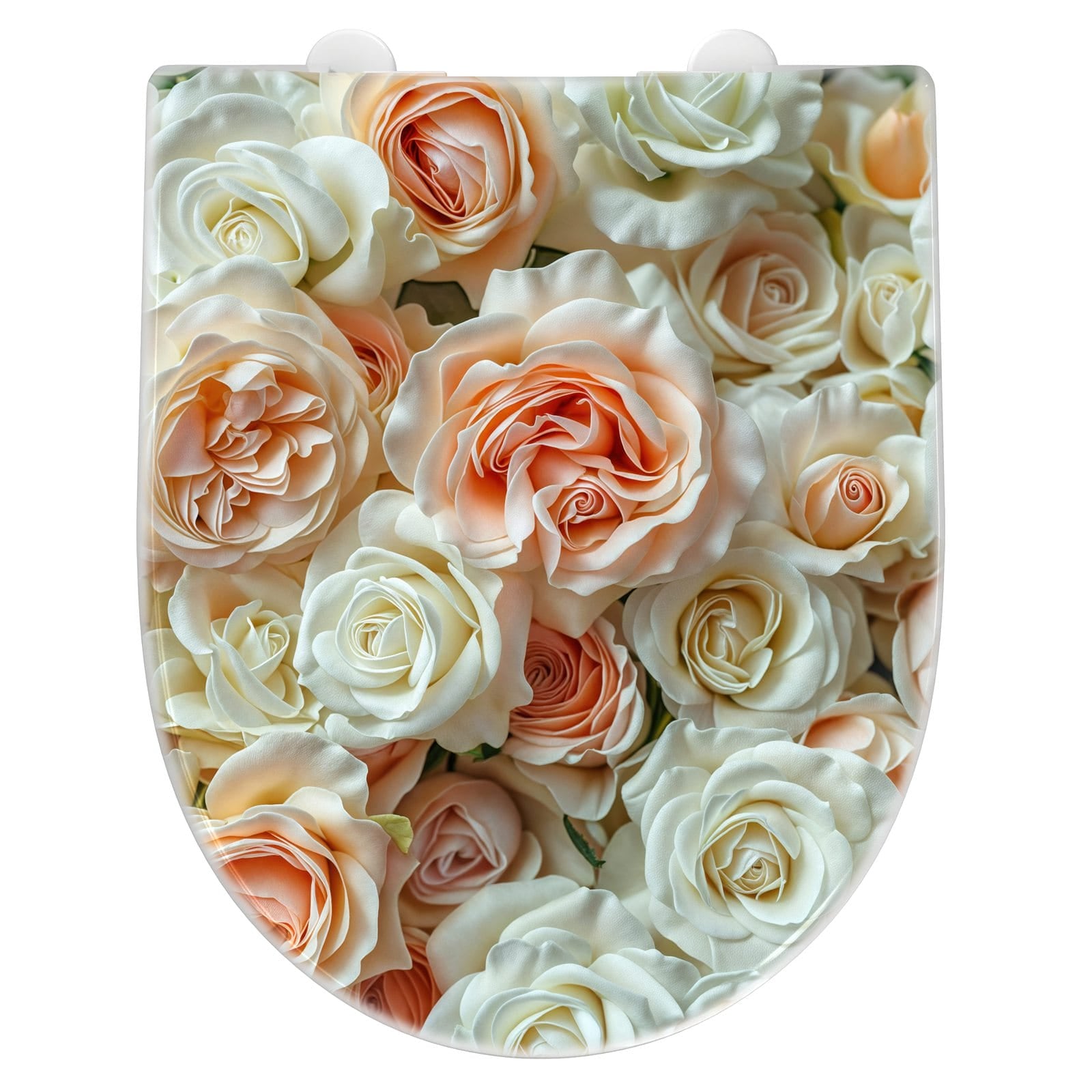 WC-Sitz mit Absenkautomatik Rosenbouquet