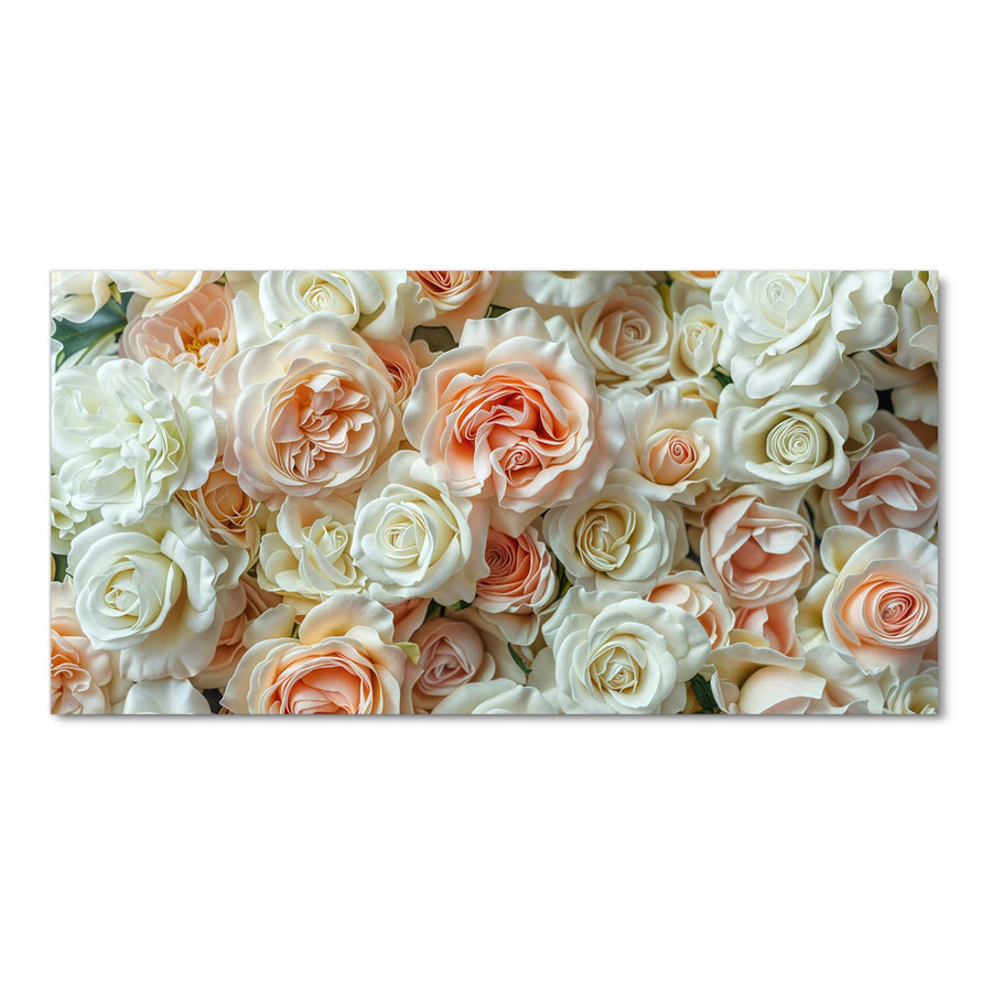 Maße Küchenläufer - Cremeweiße Rosen