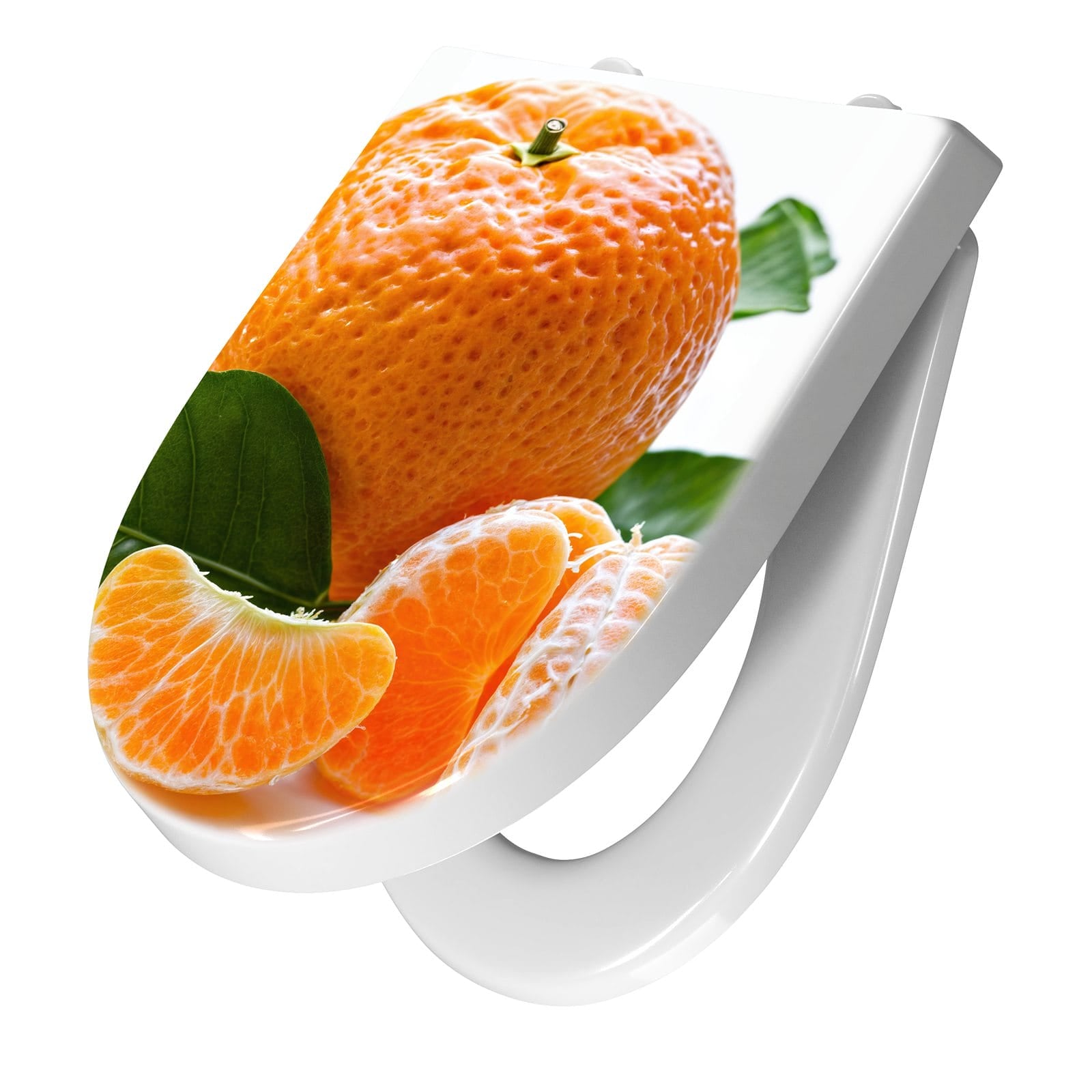 WC-Sitz mit Absenkautomatik Frische Mandarine