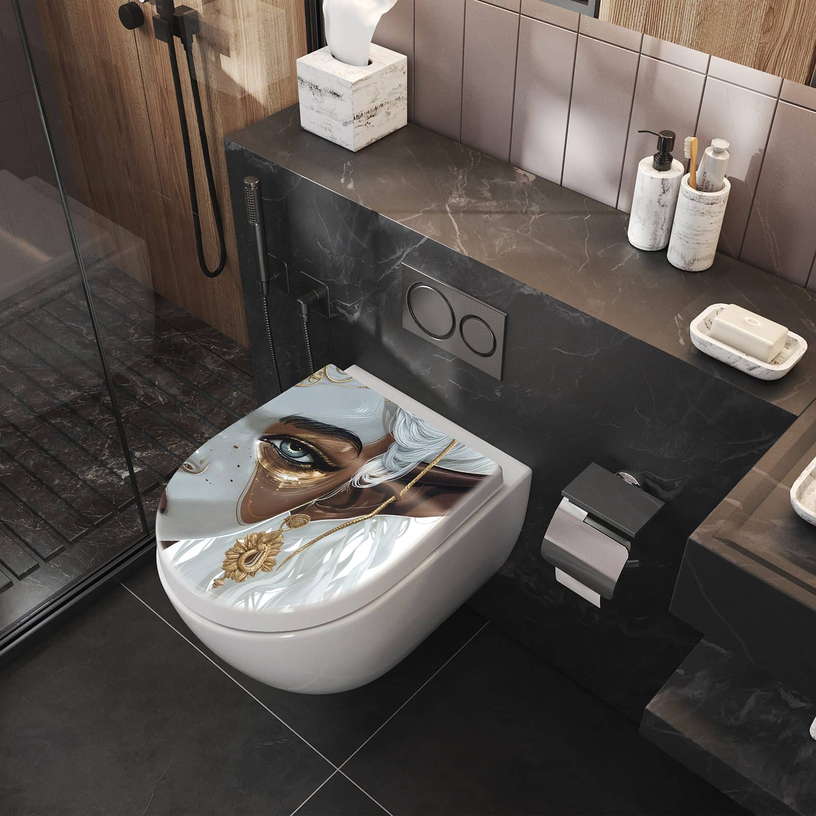 WC-Sitz mit Absenkautomatik Dualer Elf