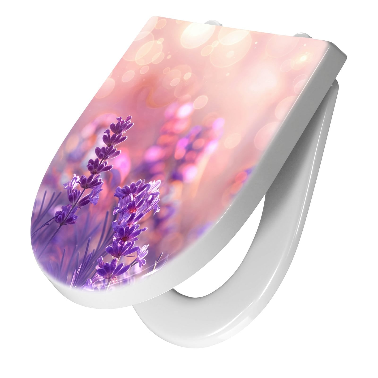 WC-Sitz mit Absenkautomatik Lavendeltraum