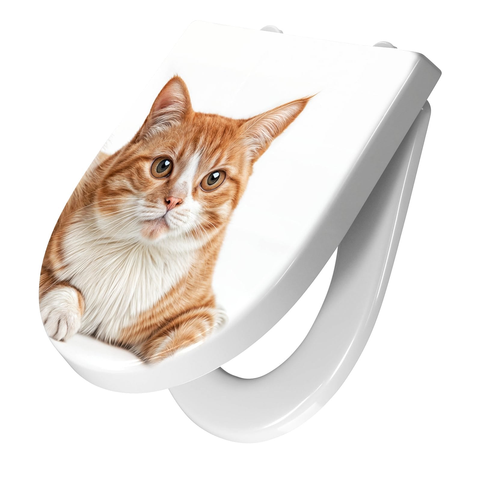 WC-Sitz mit Absenkautomatik Hund und Katze