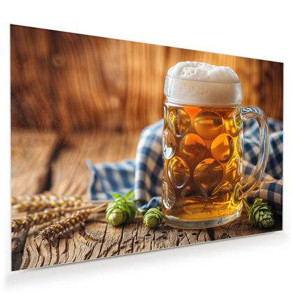 Wandbild mit dem Motiv Bayerisches Bier