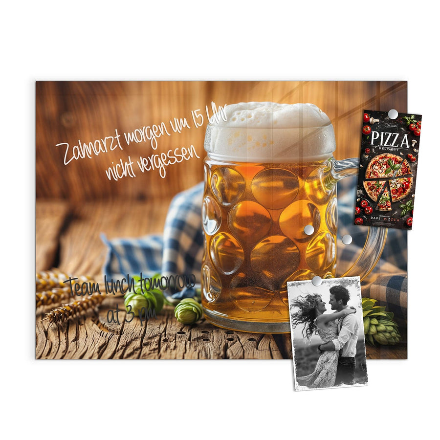 Maße Magnettafel - Bayerisches Bier