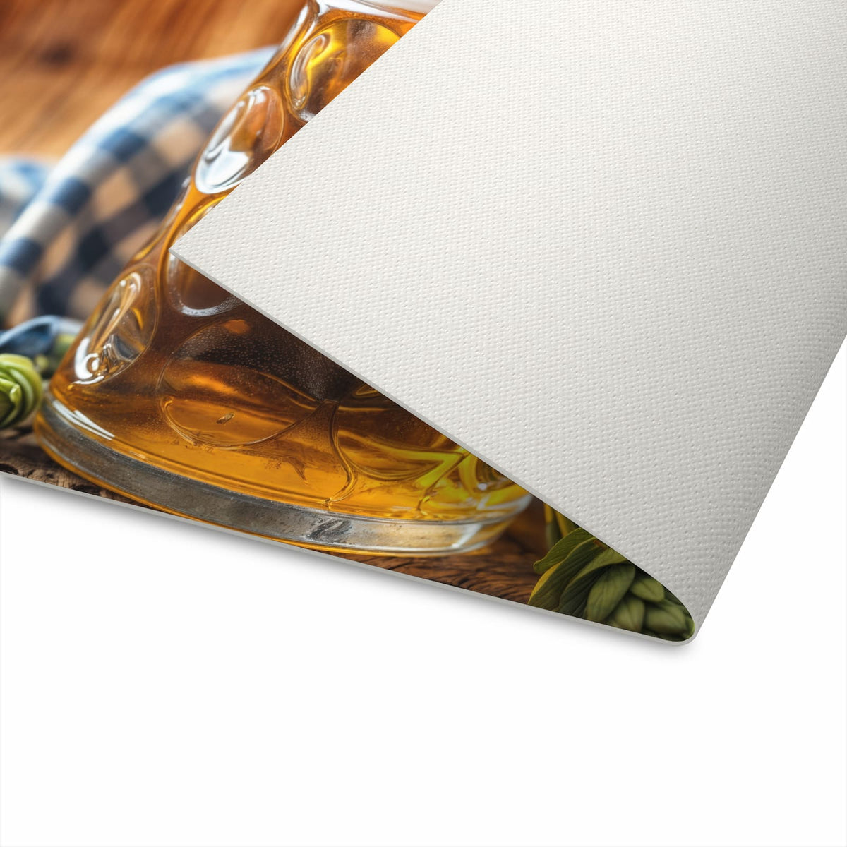Küchenläufer mit Motiv Bierglas für angenehme Haptik in der Unterseite
