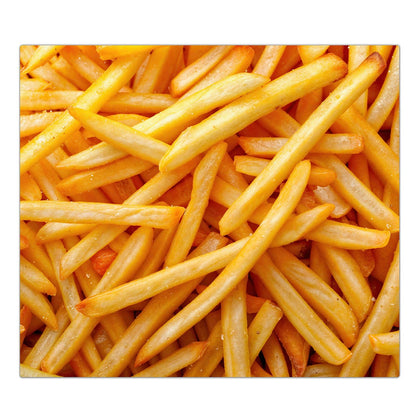 Herdabdeckplatte mit dem Motiv Pommes Frites