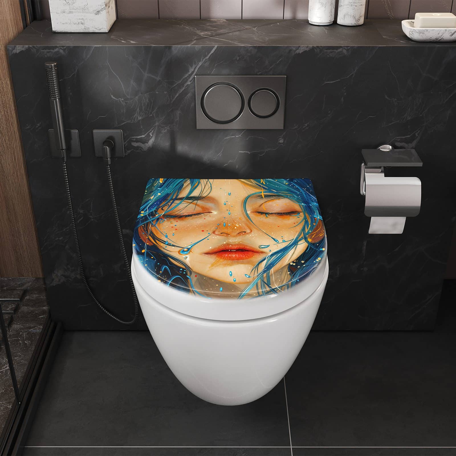 WC-Sitz mit Absenkautomatik Traumhafte Illusion