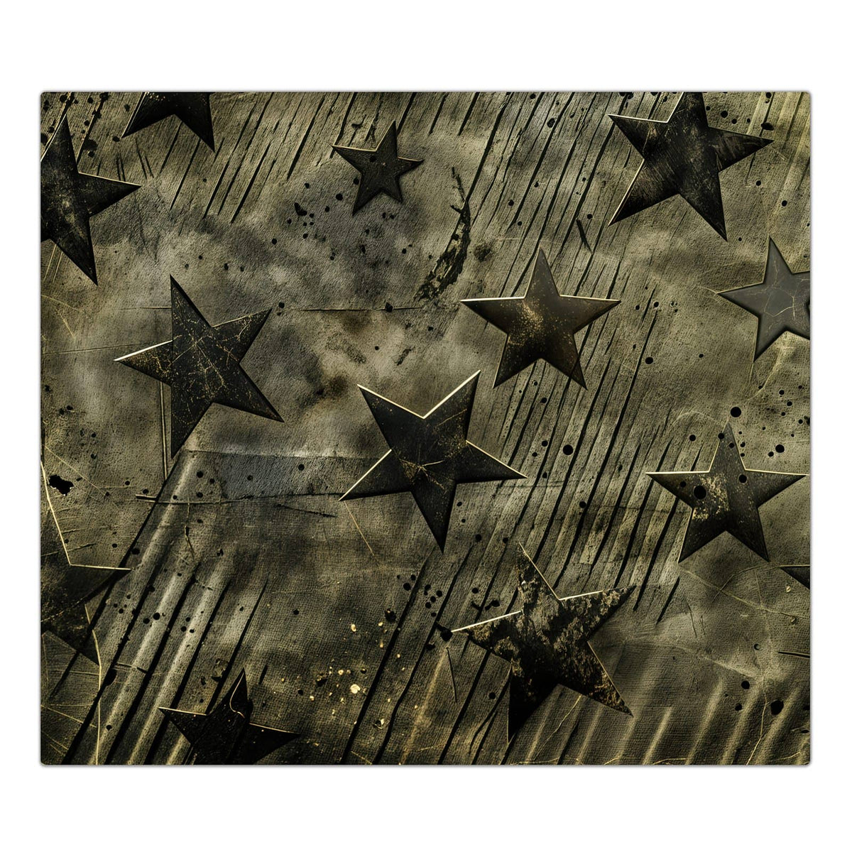 1-teilige Herdabdeckplatte mit Sternenhimmel-Motiv in der Frontansicht #grösse_1-Teilig (60x52cm)