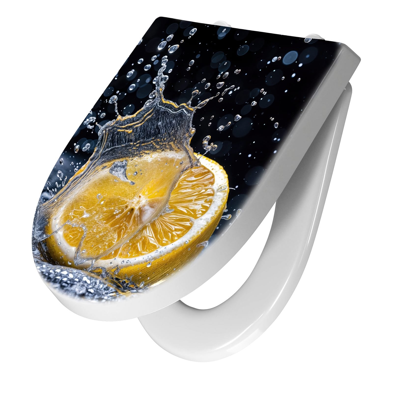 WC-Sitz mit Absenkautomatik Zitronenspritzer